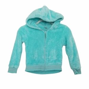 Arizona Jean Co Teal Plush Sherpa Hoodie Jacket.